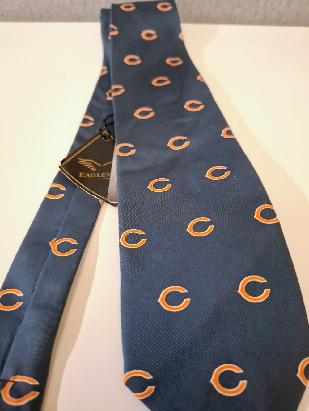 Chicago Bears Logo Men's Navy Tie